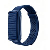 Bracelet connecté de suivi d'activité avec suivi du sommeil 24h/24, fréquence cardiaque, oxygène sanguin, alertes d'appels et d'alarmes pour Android