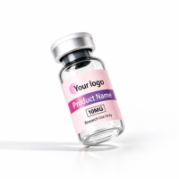 Étiquettes et autocollants adhésifs personnalisés pour flacons en verre de peptides de 3 ml et 10 ml, boîte d'emballage