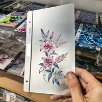 Fonlyu - Pegatinas Decorativas Transparentes en 3D para la Parte Trasera del Teléfono, Pegatinas para Protector de Pantalla, Máquina de Corte con Plotter