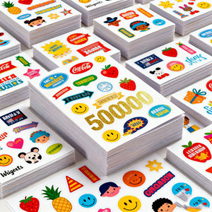 Low Moq Custom <b>logo</b> <b>Sticker</b> Printing Kiss Cut <b>Sticker</b> Waterproof Adhesive Vinyl Cartoon Die Cut <b>Sticker</b> - Product Image 4