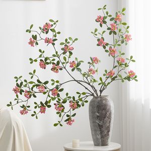 Bouquet de Branches d'Arbres Artificielles Meng Jie, Feuilles en Polyester, Style Nordique, Décoration Murale de Bureau, Composition Végétale - Product Image 3