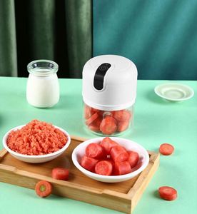 Portable Stainless Steel & PP Mini Meat & Vegetable <b>Chopper</b> Hand-Pulled <b>Garlic</b> Manual Processor - Product Image 6