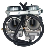 Carburateur double cylindre en aluminium CNC pour moto 250cc, remplacement durable avec mélange réglable