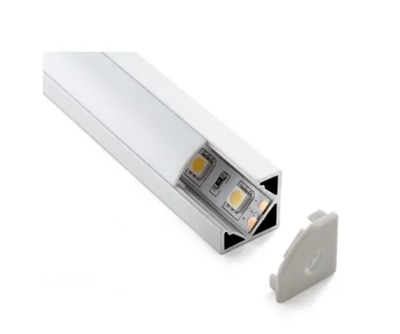 50X75mm disesuaikan 50mm lebar LED ekstrusi aluminium profil lampu Linear LED profil liontin lampu LED melengkung profil