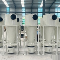 Séparateur cyclonique industriel certifié CE à haut débit d'air (CFM) avec convoyeur à cendres pour usine de traitement de pierre en carrière