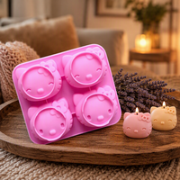 Moule à gâteau en silicone, moule à muffins rond en silicone, moule à chocolat, moule à fondant, résistant à la chaleur, pour décoration DIY