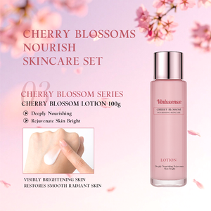 Ensemble de soins de la peau à la fleur de <span class=keywords><strong>cerisier</strong></span> de haute qualité, <span class=keywords><strong>vente</strong></span> chaude, extrait de fleurs de <span class=keywords><strong>cerisier</strong></span>, parfum de pétales, essence, soins de la peau, voyage, beauté - Product Image 3