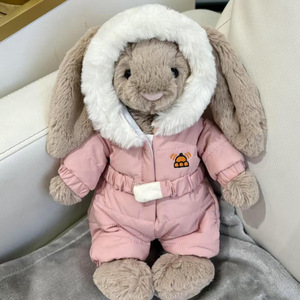 [Spot] Traje de Esquí Navideño 2025, Chaqueta de Esquí con Diseño de Oso de Barcelona, Chaqueta con Diseño de Bugs Bunny, Muñeco de Peluche de Oso <span class=keywords><strong>BA</strong></span> - Product Image 4
