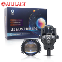 Nouveau projecteur de phare Bi LED de 3 pouces, bifocal, 6500 lumens, 6000K, ampoule H7, 12V, montage universel, modification automobile, Renault 2