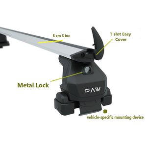 Barras Transversales de Aluminio para Techo para Chery Omoda 5, Color Negro y Plateado, desde Turquía - Product Image 3