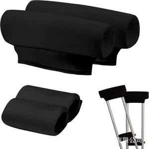 Blue Sequence Cane Handle <b>Pad</b> 20x5.5cm Anti Slip Underarm Support For <b>Walking</b> Aid Black - Product Image 1