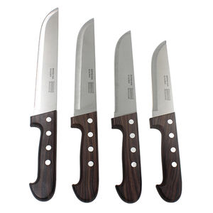 مصنع الصين سكين الشيف الفولاذ المقاوم للصدأ مع مقبض طلاء الخشب الحبوب سكين المطبخ نوعية جيدة تقطيع اللحم سكين - Product Image 1