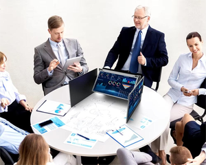 จอภาพพกพาแบบสามจอสำหรับแล็ปท็อป ขนาด 15.6 นิ้ว สำหรับการเทรด <span class=keywords><strong>Forex</strong></span> จอแสดงผลภายนอกแบบสามจอ - Product Image 3