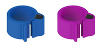 YIAN F-005 Étiquette de pied RFID UHF 134.2KHz, Étiquettes PE, Mini interface NFC, Étiquettes RFID pour oiseaux en forme de bracelet de pied