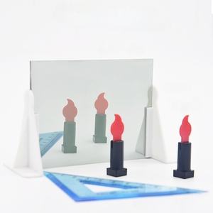 Feuille de lentille concave convexe verre optique prisme <span class=keywords><strong>triangulaire</strong></span> miroir convexe grand petit trou imagerie <span class=keywords><strong>avion</strong></span> miroir jouets éducatifs - Product Image 3