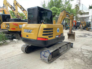 Mini-excavatrice Sany 60 d'occasion de qualité supérieure, 6 tonnes, de type chenillé, avec moteur, boîte de vitesses, pompe, moteur et roulements, à vendre - Product Image 2