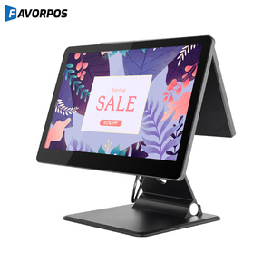 Sistema POS a Doppio Schermo Pieghevole, Registratore <span class=keywords><strong>di</strong></span> <span class=keywords><strong>Cassa</strong></span> con Touch Screen - Product Image 2