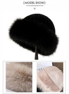 2025 New Bucket Hats for Autumn Faux Fur and Plush <b>Material</b> Thick and Warm Fashionable and Exquisite. - Product Image 3