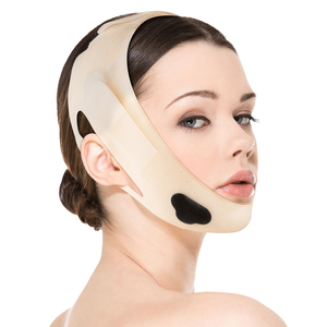 Cinturón reductor de mentón y mejillas para mujer, reutilizable, para levantar y moldear el rostro en V - Product Image 1