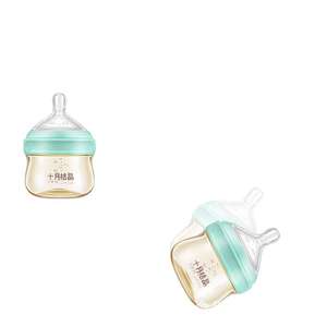 Biberón de cristal October Crystal de 90 ml con cuello ancho, PPSU, libre de BPA, para recién nacidos de 0 a 12 meses - Product Image 5