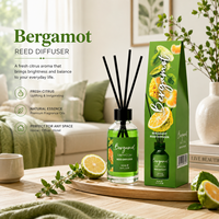 Diffuseur à bâtonnets 100ml Oud Bois de Santal Parfum Boisé Parfum d'Ambiance Maison Bâtonnets Longue Durée Désodorisant Huile Naturelle Cadeau de Luxe