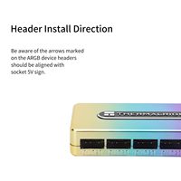Hub pour ventilateurs Thermalright ARGB en gros, 10 ports, contrôleur 3 broches 5 V, compatible avec jusqu'à 10 ventilateurs