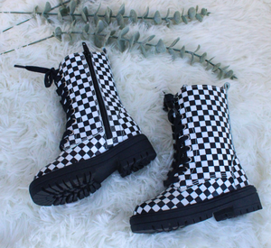 Bottes en cuir noires de luxe pour enfants, style western, vente en gros, chaussures décontractées pour bébés filles et garçons, de créateurs - Product Image 6