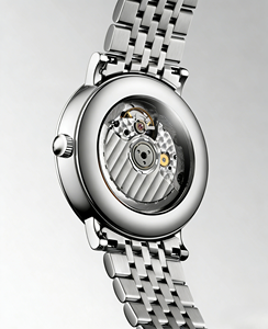 Elegante Reloj de Pulsera con Esfera Abierta y Números Romanos, Ventana de Fecha, Correa de Acero Inoxidable para Hombre, Uso Diario y de Oficina, Longinesing - Product Image 4