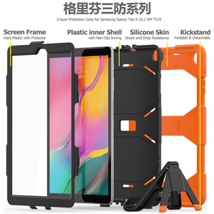 Ốp Robot Bảo Vệ 3 Lớp Chống Sốc Với Bảo Vệ Màn Hình Cho Samsung <span class=keywords><strong>Galaxy</strong></span> Tab A <span class=keywords><strong>10.1</strong></span> Inch 2019 <span class=keywords><strong>Case</strong></span> T510 T515 - Product Image 4