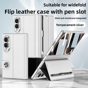 Coque de protection pliable avec fente pour stylet, support intégré pour film, compatible avec l'étui de téléphone Samsung Z Fold 8 - Product Image 5