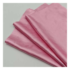 Umweltfreundlicher Organischer 100% Polyester Satin-Stoff 50D*75D Fleckabweisend Schnelltrocknend Leichtgewichtig Unifarben Gefärbt für Kleidung Taschen Spielzeug - Product Image 3