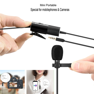 Micrófono Lavalier, micrófono con clip de solapa para Vlog de entrevista de teléfono inteligente - Product Image 4