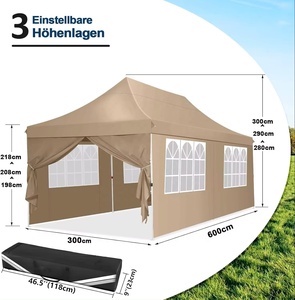 Individuelles <span class=keywords><strong>Pop</strong></span>-<span class=keywords><strong>Up</strong></span>-Vordachzelt einfaches kommerzielles Vordach wasserdicht mit tragbarem Sack Partyzelte für Parties mit 4 Sandsäcken - Product Image 4