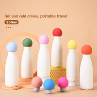 Bouteille d'eau isotherme créative en acier inoxydable 316 de 350 ml avec logo personnalisé pour enfants, idéale pour les voyages et les cadeaux promotionnels