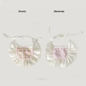 Série Perle Lumineuse et Glamour, Bavoirs pour Animaux de Compagnie en Polyester Haut de Gamme pour Chats et Petits Chiens, Design Écharpe, Tissu Anti-Bave pour Animaux de Compagnie, Toutes Saisons - Product Image 3