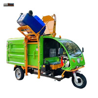 Tricycle à trois roues pour la collecte des déchets, bac à ordures, transport de marchandises, compacteur, chargement, mini tricycle à ordures, prix