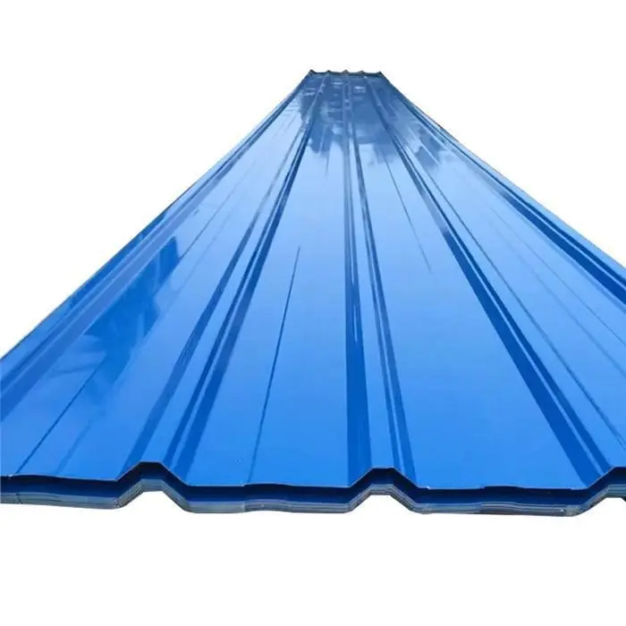 Galvanized Sheet Metal Roofing Price Steel color coated cheap metal zinc corrugated steel roofing sheet