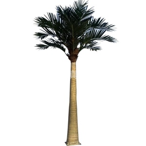 Grand palmier artificiel en fibre de verre Jumei, écologique, durable, 3-10m, plante décorative pour extérieur, usage <span class=keywords><strong>tropical</strong></span>, maison, jardin - Product Image 6