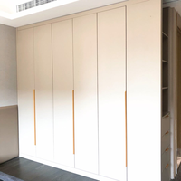 Armoire de rangement avec tiroirs en MDF, moderne, crème, pour appartement, en pierre frittée, contemporaine