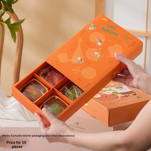 Boîte-cadeau de gâteaux de lune haut de gamme pour la mi-automne avec motif de <span class=keywords><strong>lapin</strong></span> de dessin animé pour offrir à la <span class=keywords><strong>famille</strong></span> et aux amis - Product Image 4