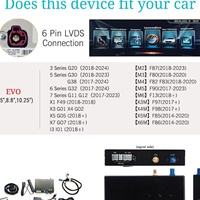 Kotak Antarmuka Navihua Wireless Carplay Android Auto Decoder Android untuk Sistem BMW ID7 Seri 3 4 5 6 7 X1 X3 X4 X5 X7 Head Unit