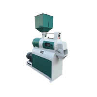 Broyeur à grains électrique commercial automatique fraiseuse polisseuse rouleau de fer blanchisseur pour riz blé maïs moteur de ferme
