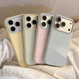 Nuova Cover per iPhone in Stile Coreano con Pois Colorati per Ragazze, Compatibile con iPhone 13 14 15 16 17 Pro Max - Product Image 4