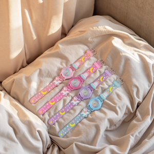 <span class=keywords><strong>Orologio</strong></span> al quarzo rotondo per bambini carino con motivo a cartone animato <span class=keywords><strong>orologio</strong></span> da ragazza con cinturino in diamante a stella unicorno - Product Image 1