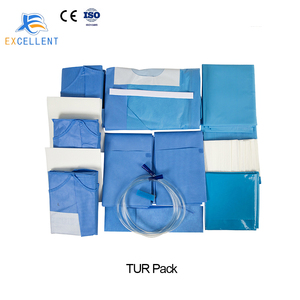 Paket TUR bedah steril sekali pakai kustom medis/<span class=keywords><strong>Set</strong></span> urologi/kit produk sekali pakai bedah steril perlengkapan medis - Product Image 1