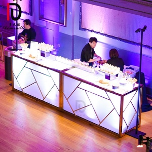 <span class=keywords><strong>2023</strong></span> fiesta nuevo diseño bar MUEBLES ACERO INOXIDABLE boda alambre mesa de cóctel boda decoración vino gabinete - Product Image 1