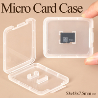 WEISHENG - Caja de Plástico al por Mayor para Tarjetas TF, Soporte para Tarjetas Micro SD, Estuche de Almacenamiento de Tarjetas SD Estilo DVD, Estuche para Tarjetas de Memoria XQD