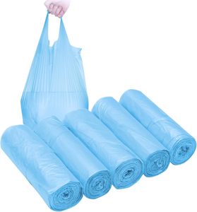 ถุงพลาสติก HDPE แบบเสื้อยืด ใช้แล้วทิ้ง สำหรับใส่ของช้อปปิ้งในซูเปอร์มาร์เก็ต ใช้ในครัวเรือน ใส่ขยะ ผลิตจากโรงงาน - Product Image 3