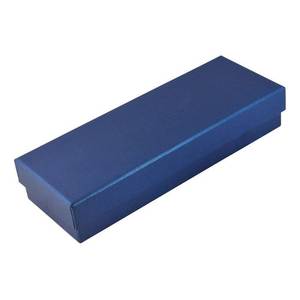Boîte en carton bleue pour stylos, porte-papeterie, étui de rangement, emballage cadeau - Product Image 3