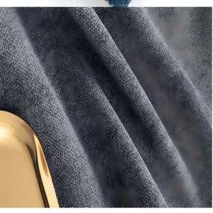 Tela de terciopelo estampada 100% poliéster súper suave, compuesta, impermeable, tejida por trama, lisa, para textiles del hogar, tela para sofá, forro polar <span class=keywords><strong>Lisi</strong></span> - Product Image 3